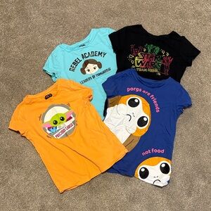 Girls Star Wars shirts bundle